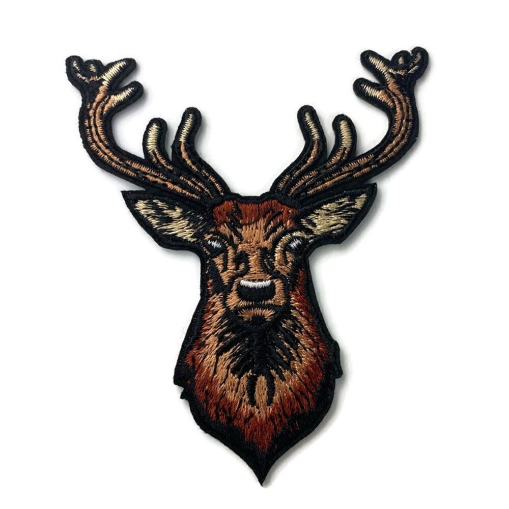 Elk Moose Embroidered Patch